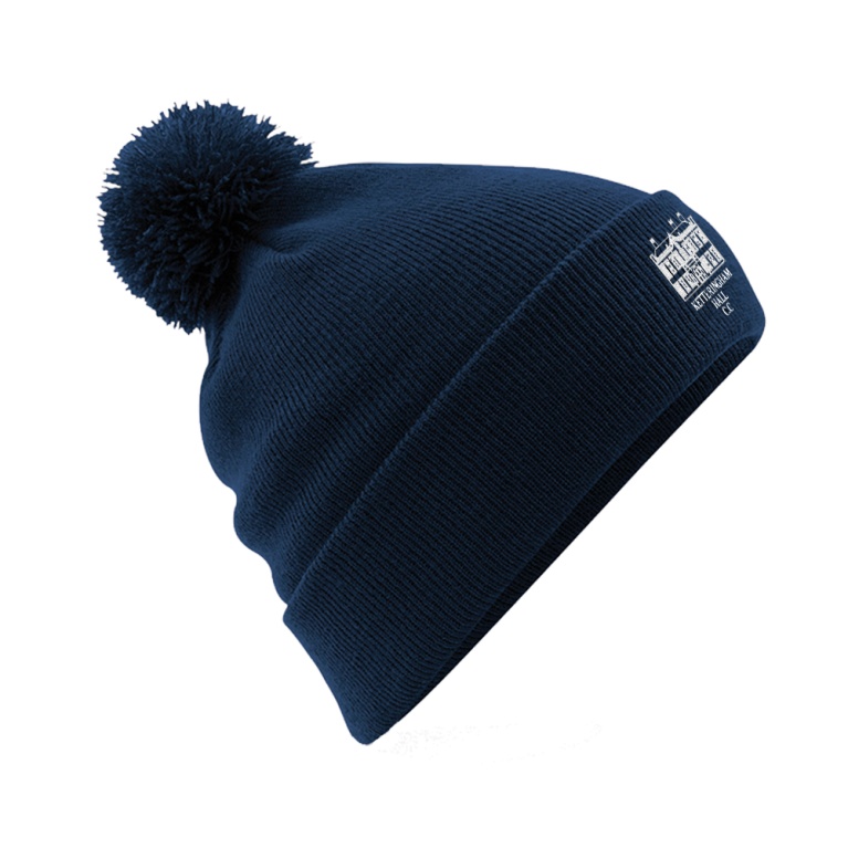 KETTERINGHAM HALL CC Original Pom Pom Beanie : Navy