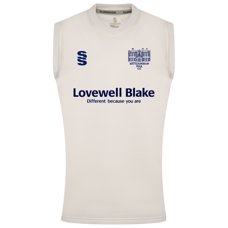 KETTERINGHAM HALL CC BLAST SLEEVELESS WOMENS SWEATER-Ivory